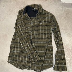 Volcom button down flannel